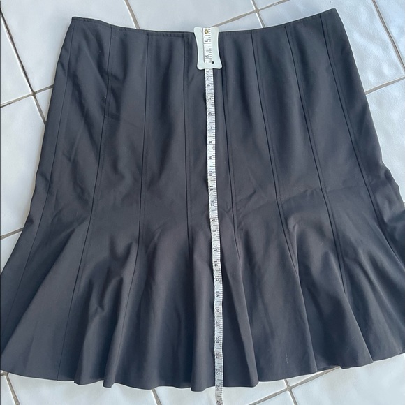 NWOT Alfani Fit and Flare Solid Black Skirt - Picture 4 of 6